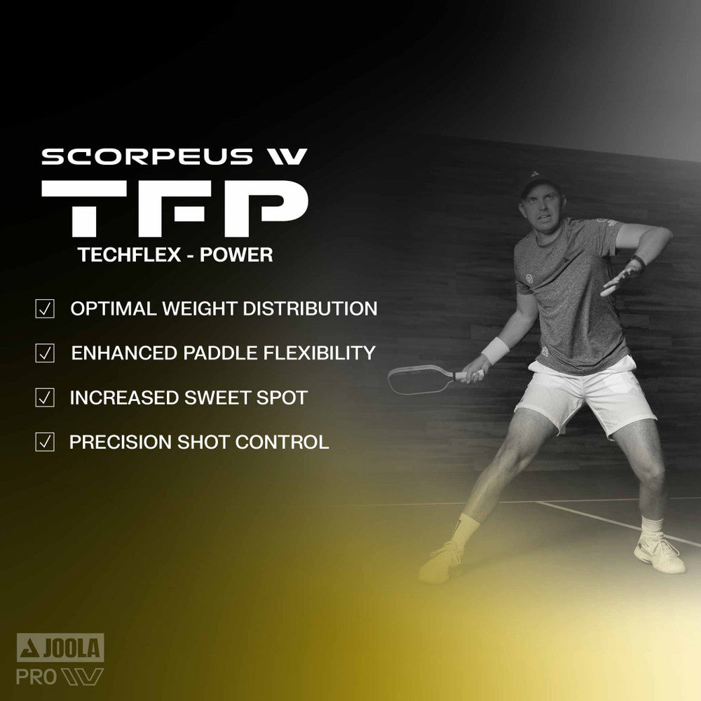 JOOLA Collin Johns Scorpeus Pro IV 16mm Pickleball Paddle | Pickleball Sports