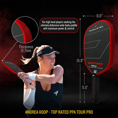 Paddletek Bantam ESQ-C 12.7mm Pickleball Paddle | Pickleball Sports