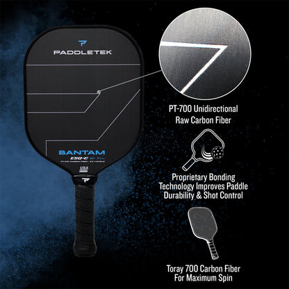Paddletek Bantam ESQ-C 14.3mm Pickleball Paddle | Pickleball Sports