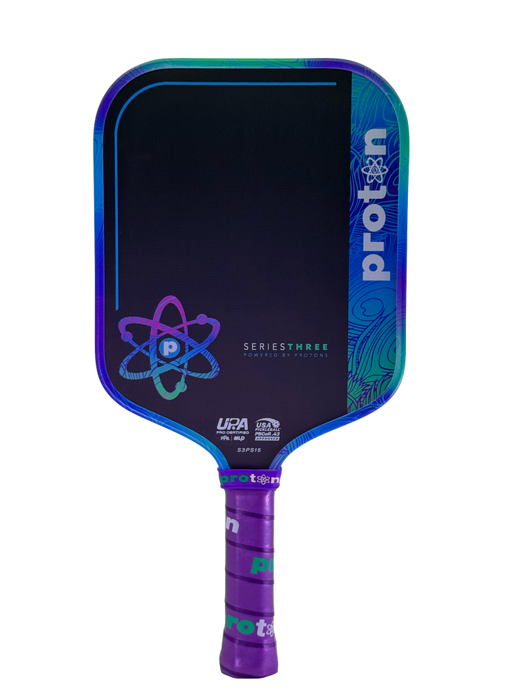 Proton Series Three Project Peacock 15mm Widebody Pickleball Paddle | Pickleball Sports