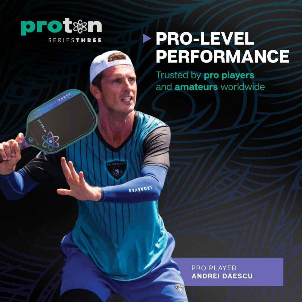 Proton Series Three Project Peacock 13mm Widebody Pickleball Paddle | Pickleball Sports