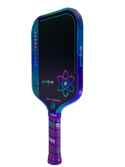 Proton Series Three Project Peacock 13mm Widebody Pickleball Paddle | Pickleball Sports