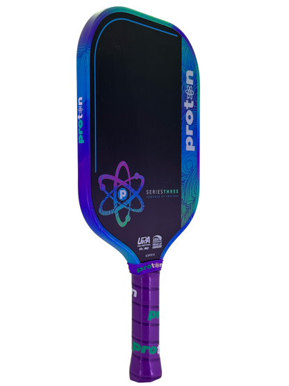 Proton Series Three Project Peacock 13mm Elongated Pickleball Paddle | Pickleball Sports