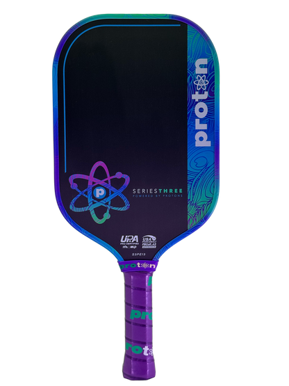 Proton Series Three Project Peacock 13mm Elongated Pickleball Paddle | Pickleball Sports