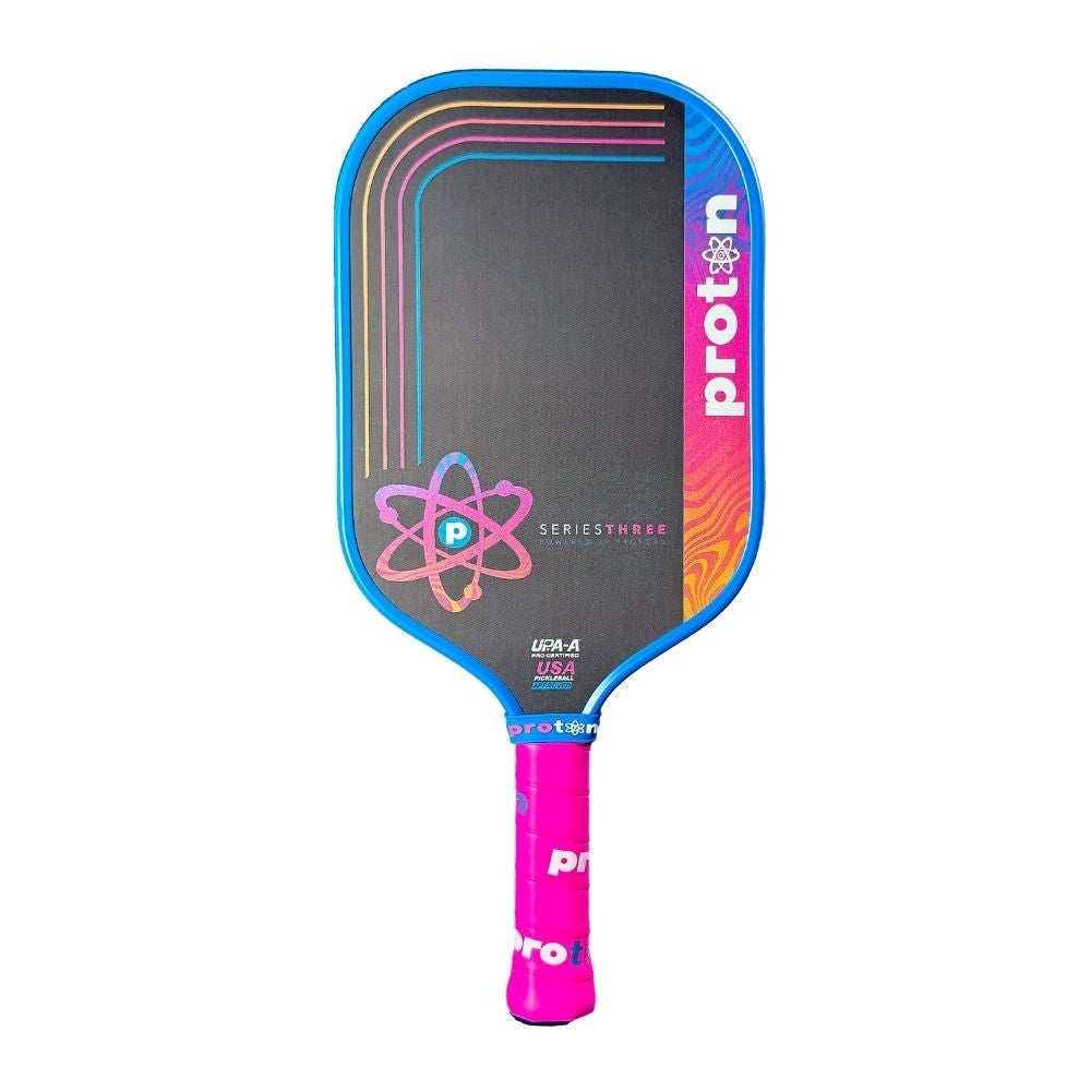 Proton Series Three Project Peacock 13mm Pickleball Paddle | Pickleball Sports