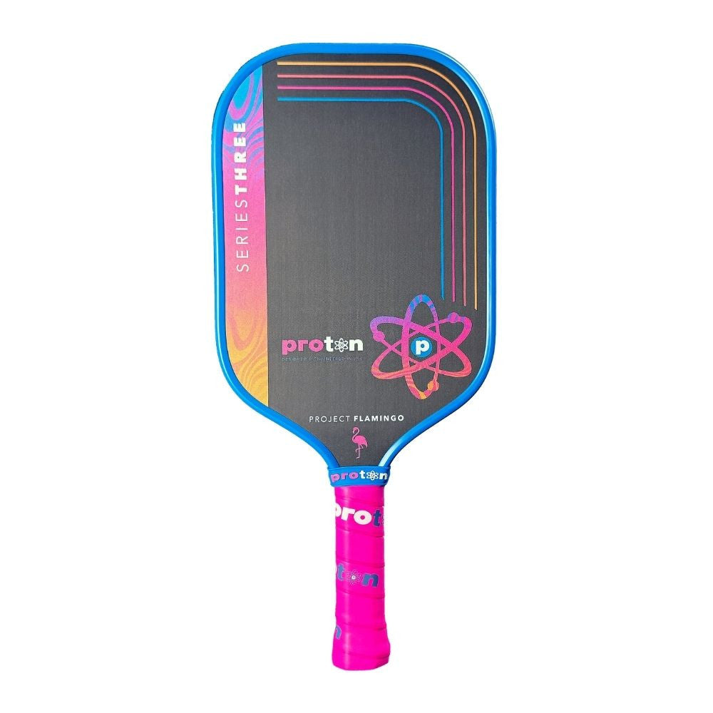 Proton Series Three Project Peacock 13mm Pickleball Paddle | Pickleball Sports