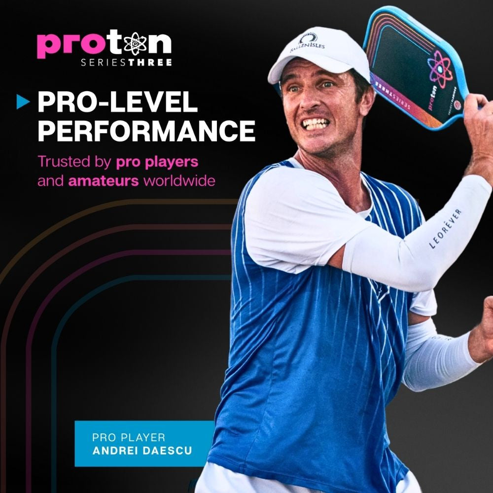 Proton Series Three Project Peacock 13mm Pickleball Paddle | Pickleball Sports