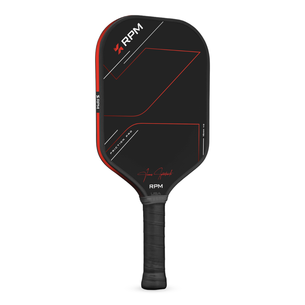 RPM Friction Pro Elongated V2 Carbon Fiber Pickleball Paddle | Pickleball Sports