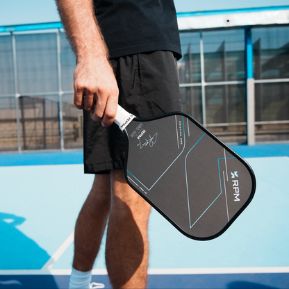 RPM Friction Pro Elongated V2 Carbon Fiber Pickleball Paddle | Pickleball Sports