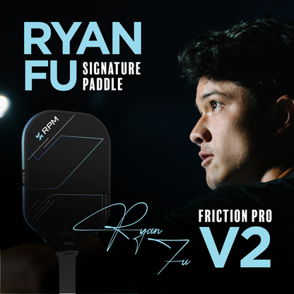 RPM Friction Pro Elongated V2 Carbon Fiber Pickleball Paddle | Pickleball Sports