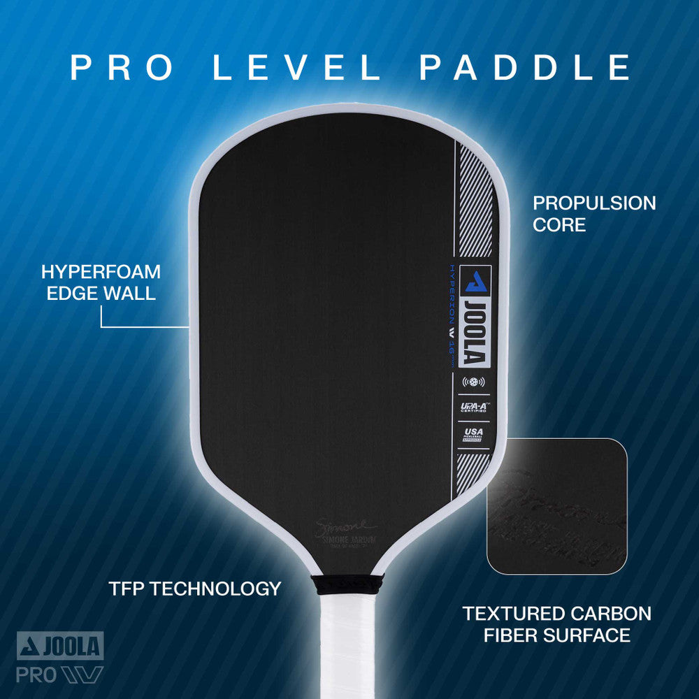 JOOLA Simone Jardim Hyperion Pro IV 16mm Pickleball Paddle | Pickleball Sports