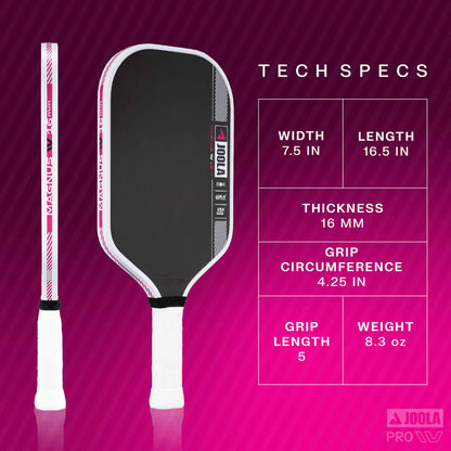 JOOLA Tyson McGuffin Magnus Pro IV 16mm Pickleball Paddle | Pickleball Sports