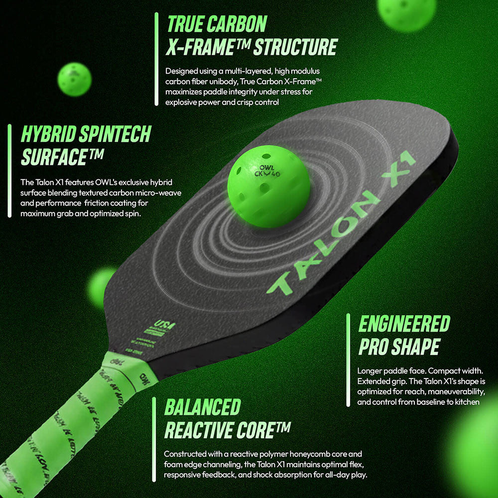 OWL Talon X1 Pickleball Paddle | Pickleball Sports