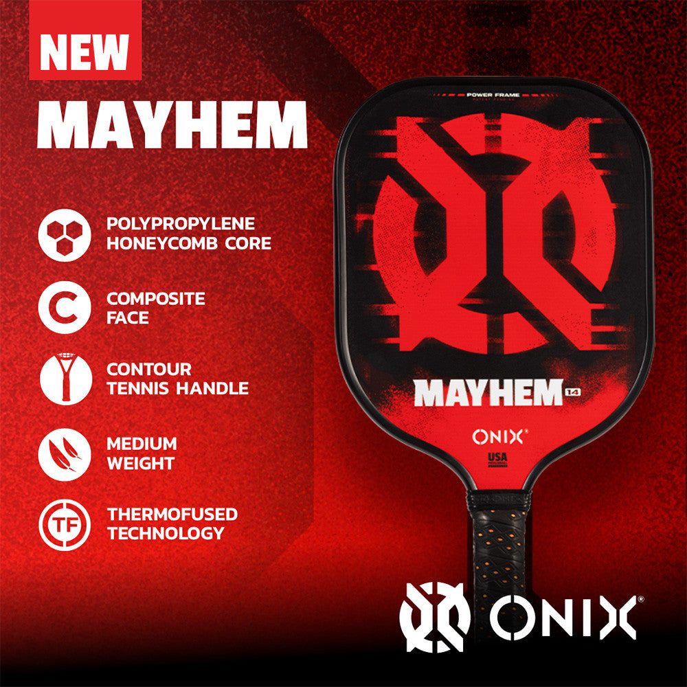 ONIX Evoke Mayhem Composite Pickleball Paddle | Pickleball Sports