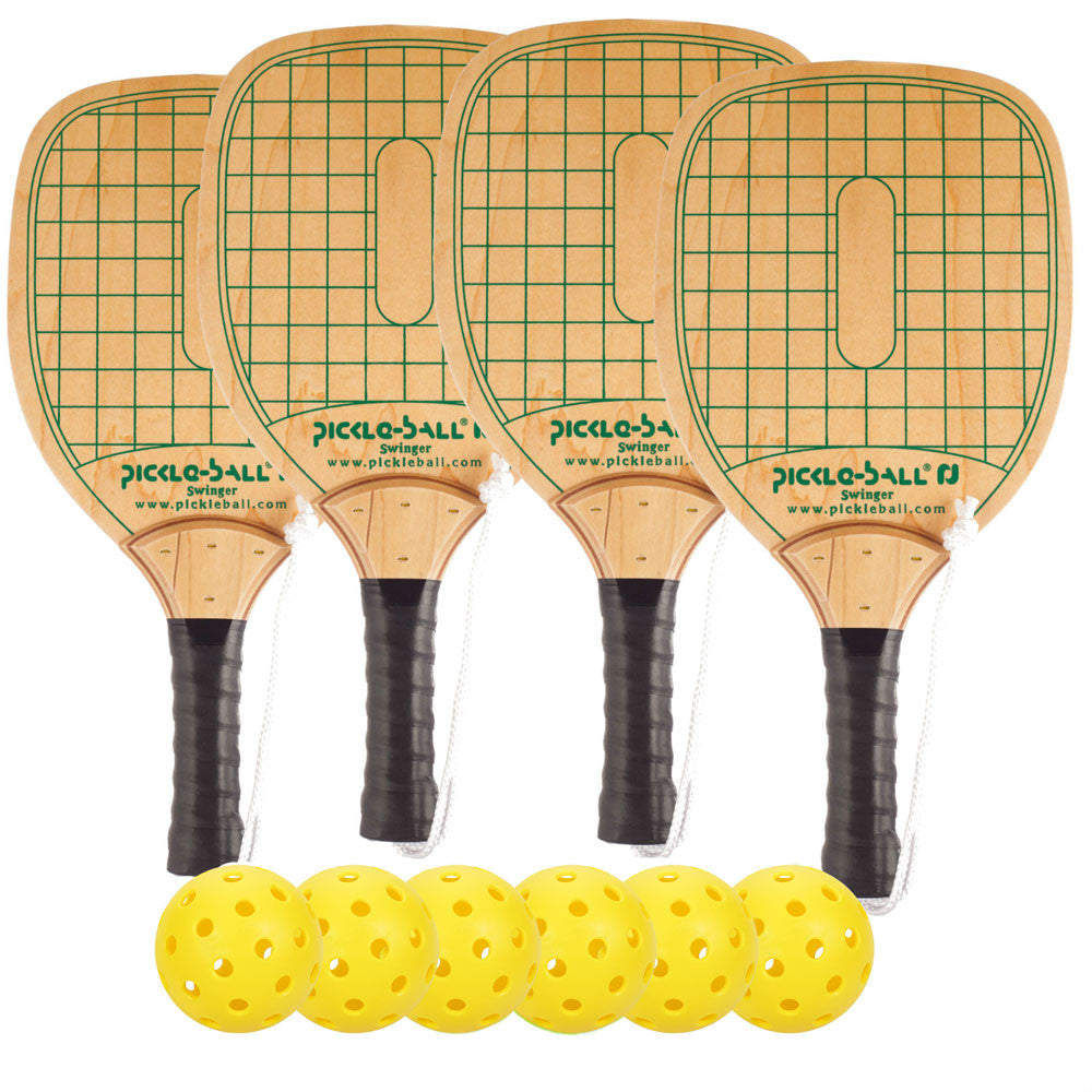 Swinger Wood Paddle Deluxe Bundle | Pickleball Sports