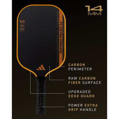 adidas ADIPOWER PRO Edition ATTK 14mm Pickleball Paddle | Pickleball Sports
