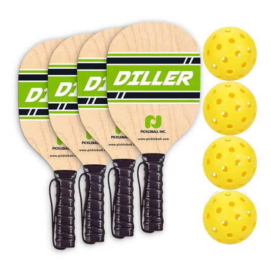 Diller Wood Paddle 4-Pack | Pickleball Sports