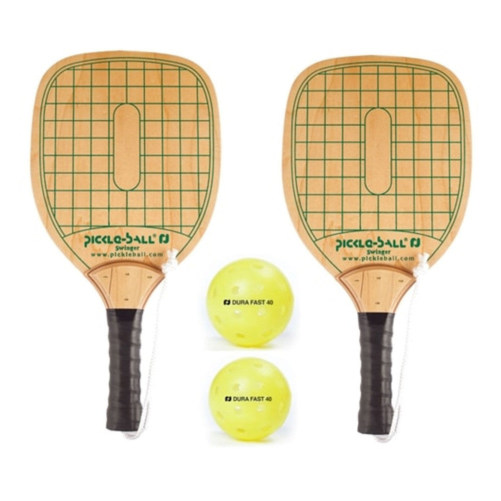 Double Pack Swinger Paddle with Two Pickleballs | Pickleball Sports