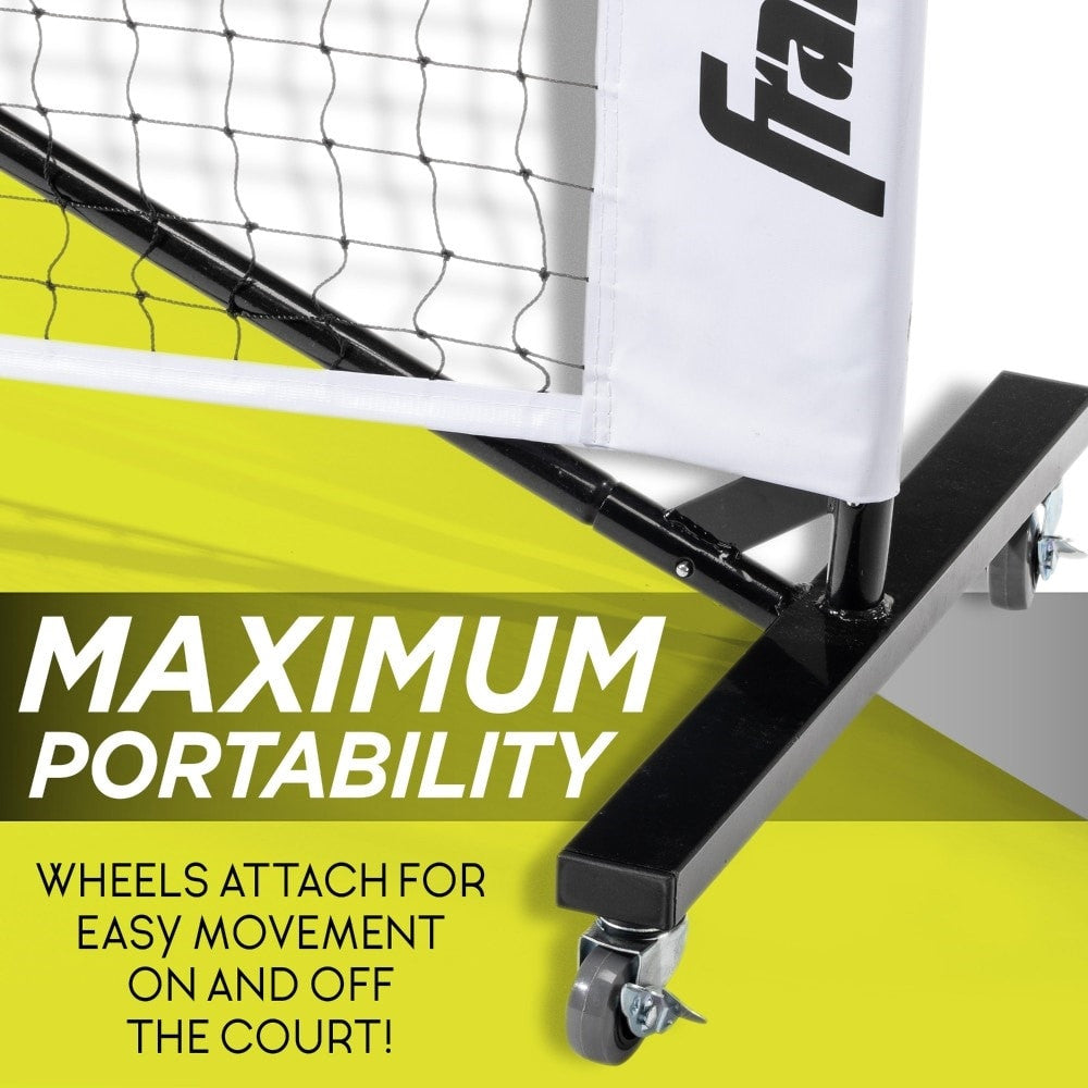 Franklin Portable Pickleball Net System with Wheel | Pickleball Sports