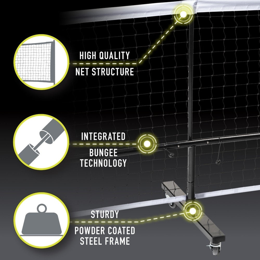 Franklin Portable Pickleball Net System with Wheel | Pickleball Sports