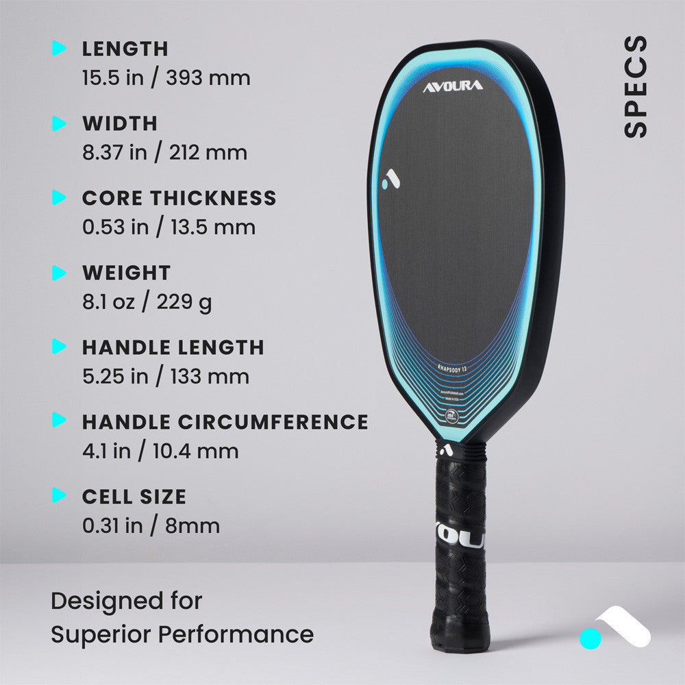 Avoura Rhapsody 13 Pickleball Paddle - USED | Pickleball Sports