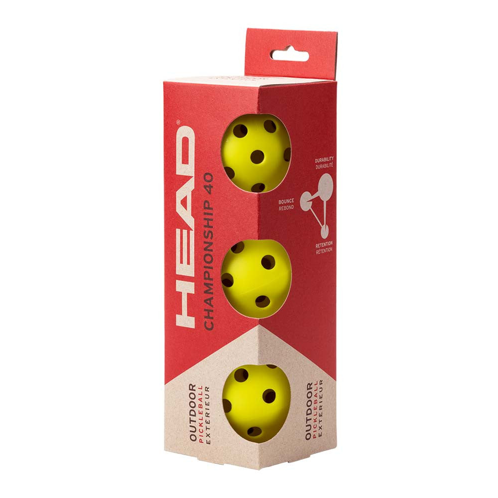 HEAD Championship 40 Pickleballs | Pickleball Sports