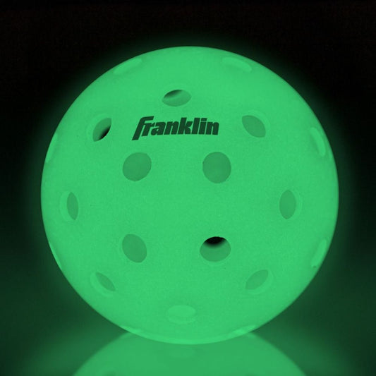 Franklin Sports Glow in the Dark X-40 Outdoor Pickleballs | Pickleball Sports