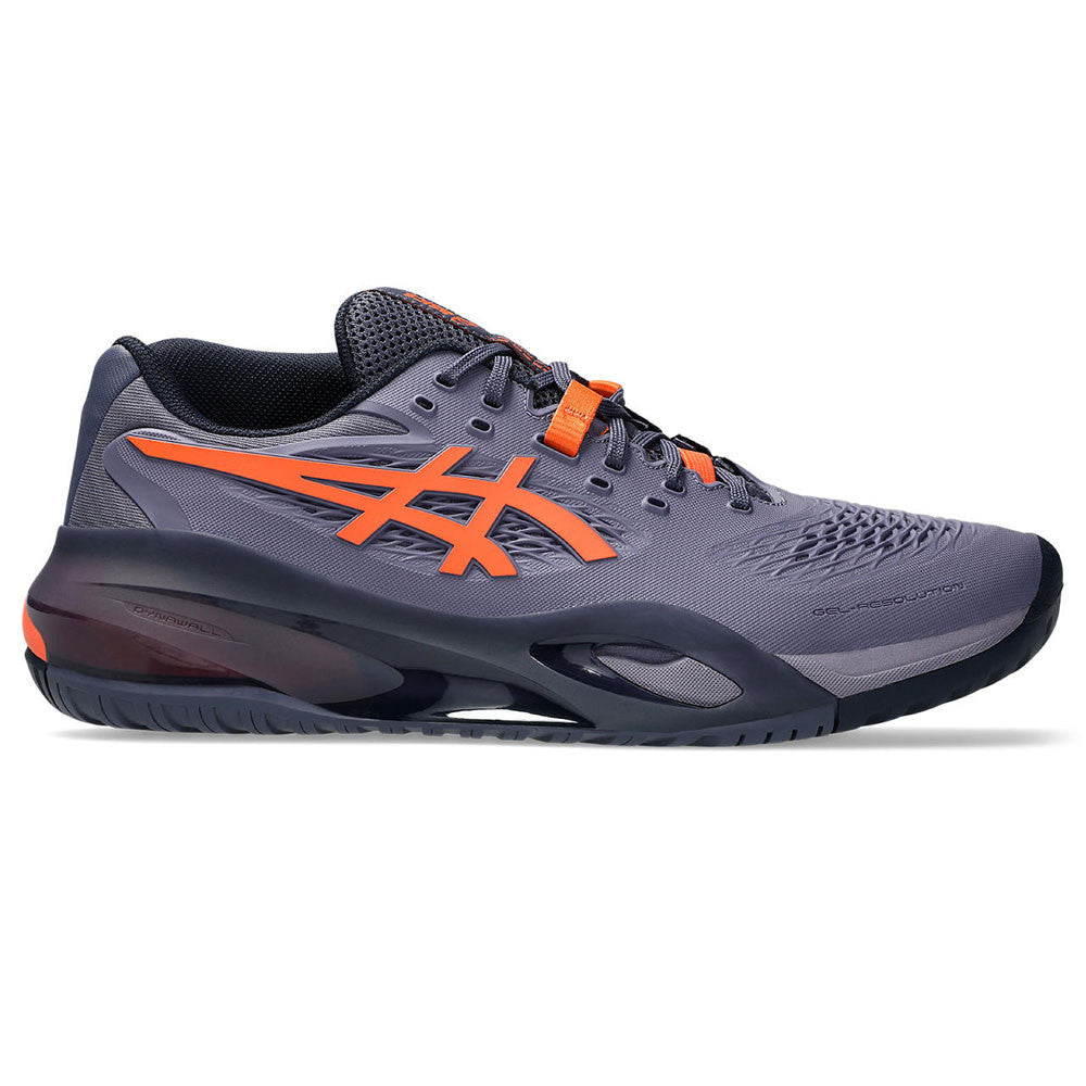 ASICS Gel-Resolution X  Greyish Purple/Nova Orange Court Shoe | Pickleball Sports