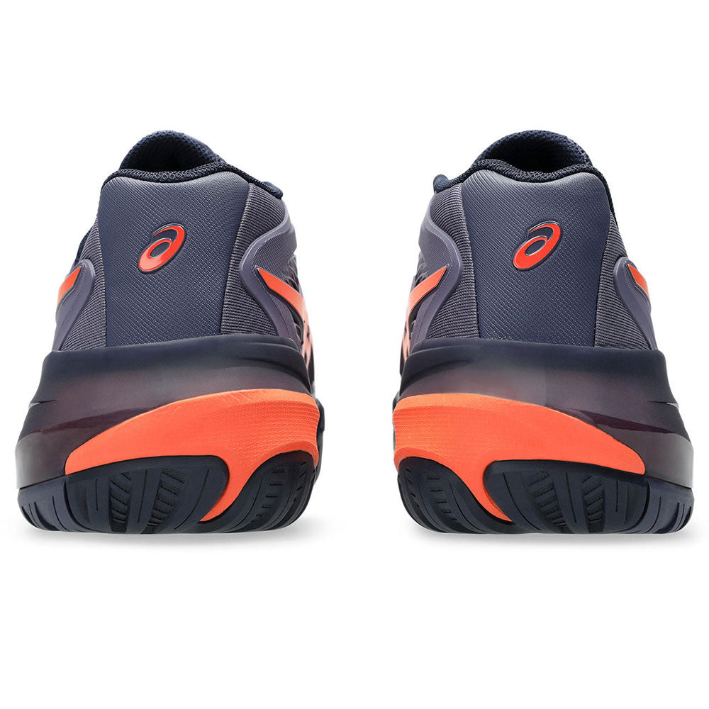 ASICS Gel-Resolution X  Greyish Purple/Nova Orange Court Shoe | Pickleball Sports