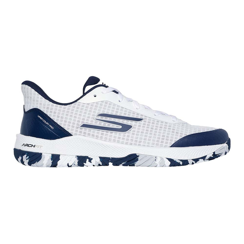 Skechers Viper Court Pro Pickleball Shoe - White/Navy | Pickleball Sports