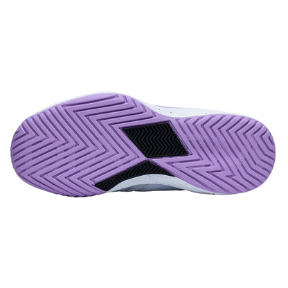 Diadem Court Burst Court Shoe - White/Purple | Pickleball Sports