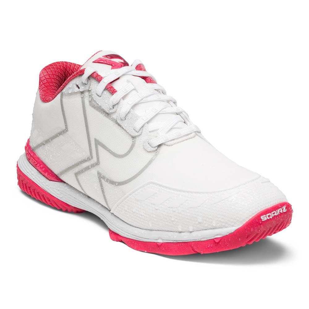 SQAIRZ XRZ™ White/Dark Pink  Pickleball Court Shoes | Pickleball Sports