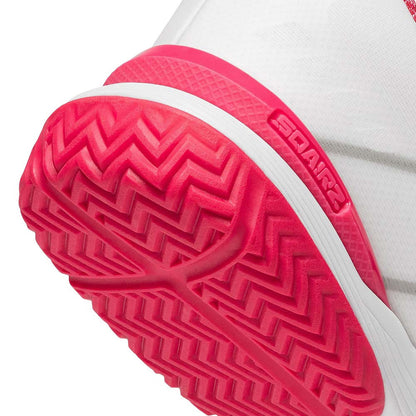 SQAIRZ XRZ™ White/Dark Pink  Pickleball Court Shoes | Pickleball Sports