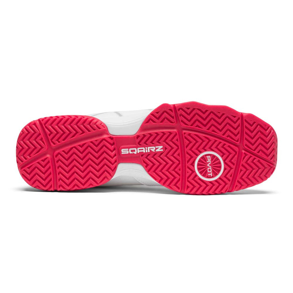 SQAIRZ XRZ™ White/Dark Pink  Pickleball Court Shoes | Pickleball Sports