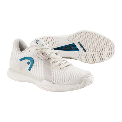 HEAD Sprint Pro 4.0 Court Shoe  - Chalk White/Twilight Blue | Pickleball Sports