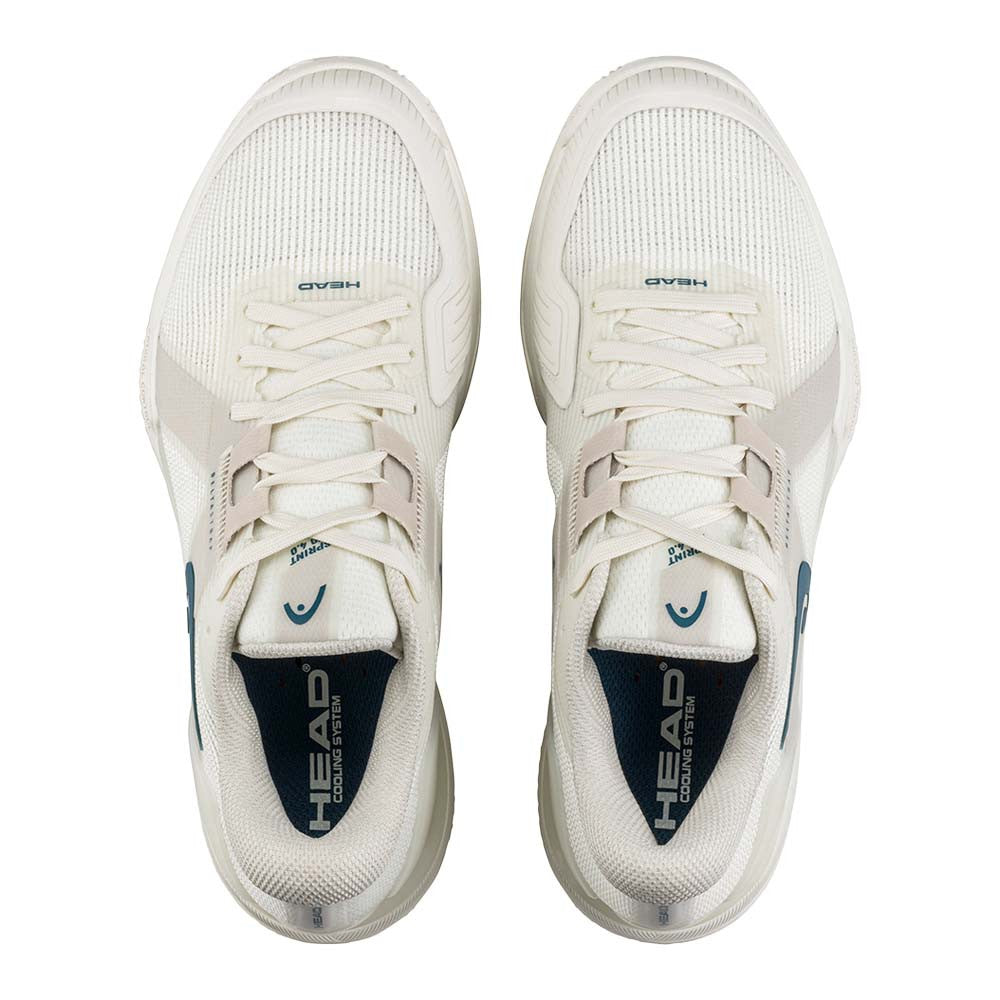 HEAD Sprint Pro 4.0 Court Shoe  - Chalk White/Twilight Blue | Pickleball Sports