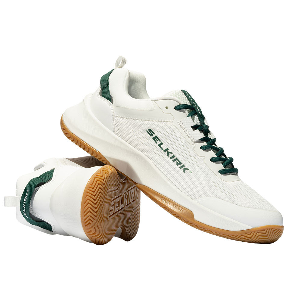 Selkirk CourtStrike 2.0 Pickleball Shoe -  White/Dark Green | Pickleball Sports