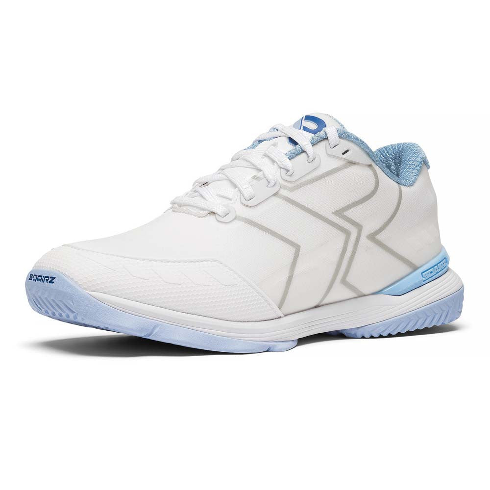 SQAIRZ XRZ™ White/Light Blue  Pickleball Court Shoes | Pickleball Sports