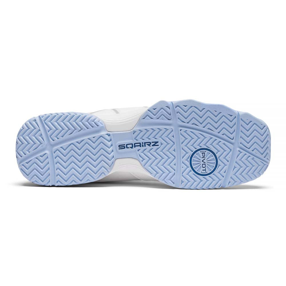 SQAIRZ XRZ™ White/Light Blue  Pickleball Court Shoes | Pickleball Sports