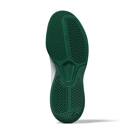 adidas White/Black/Green Courtflash  Pickleball Shoe | Pickleball Sports