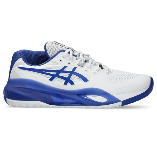 ASICS Gel-Resolution X Wide Court Shoe - White/Dark Cobalt | Pickleball Sports
