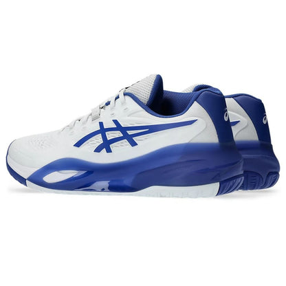 ASICS Gel-Resolution X Wide Court Shoe - White/Dark Cobalt | Pickleball Sports