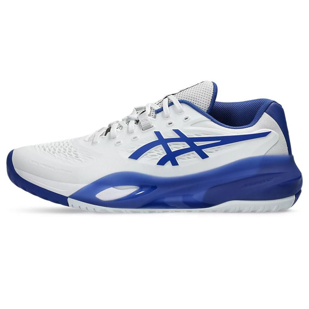 ASICS Gel-Resolution X Wide Court Shoe - White/Dark Cobalt | Pickleball Sports