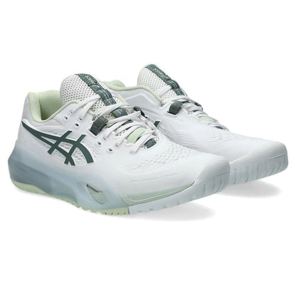 ASICS Gel Resolution X Pickleball Shoe - White/Monument Blue | Pickleball Sports