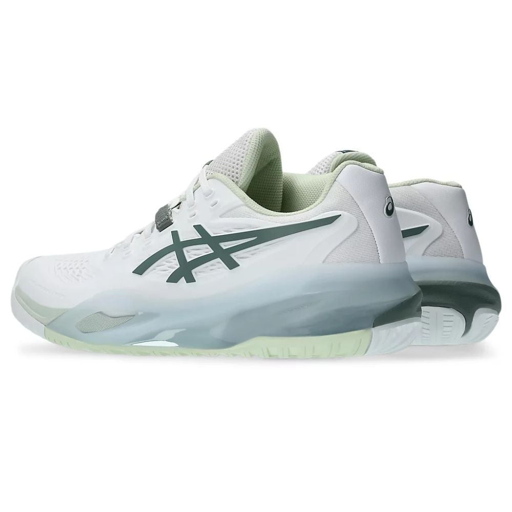 ASICS Gel Resolution X Pickleball Shoe - White/Monument Blue | Pickleball Sports