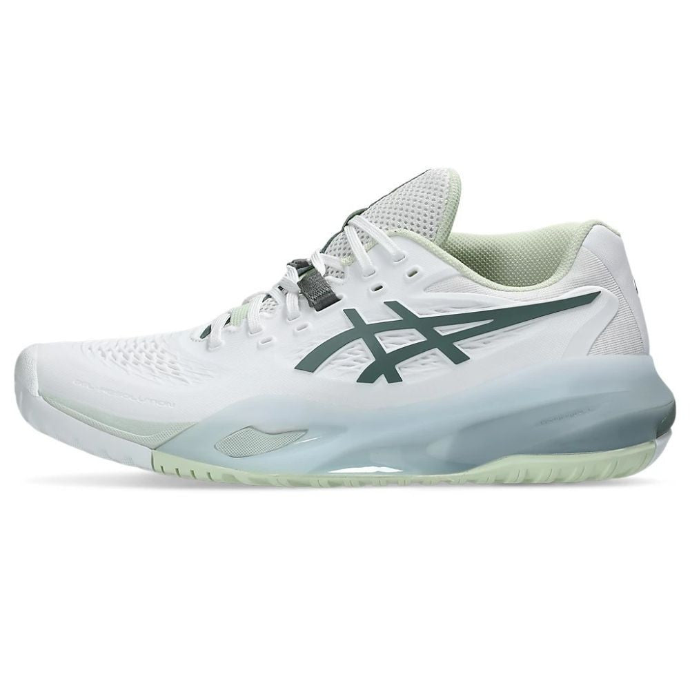 ASICS Gel Resolution X Pickleball Shoe - White/Monument Blue | Pickleball Sports