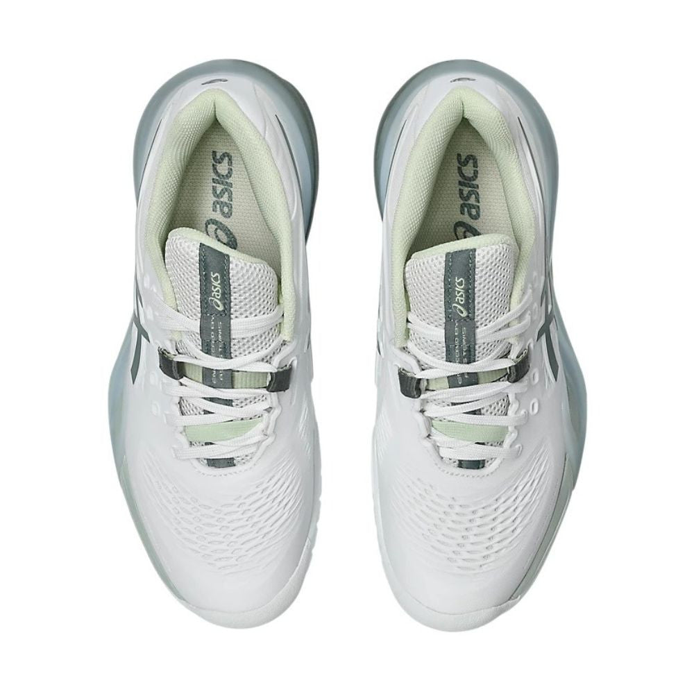 ASICS Gel Resolution X Pickleball Shoe - White/Monument Blue | Pickleball Sports