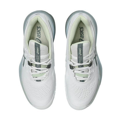 ASICS Gel Resolution X Pickleball Shoe - White/Monument Blue | Pickleball Sports