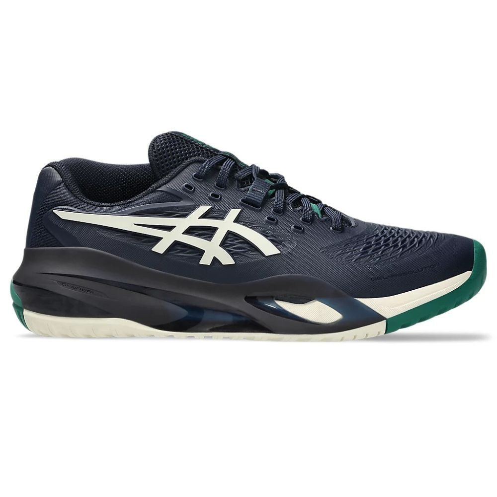 ASICS Gel-Resolution X Wide Court Shoe - White/Dark Cobalt | Pickleball Sports