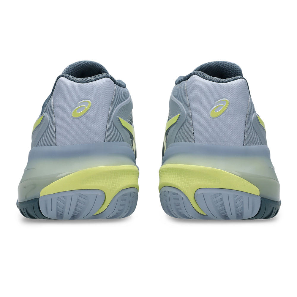ASICS Gel-Resolution X 2E  Wide Court Shoe - Grey Blue/Pistachio | Pickleball Sports